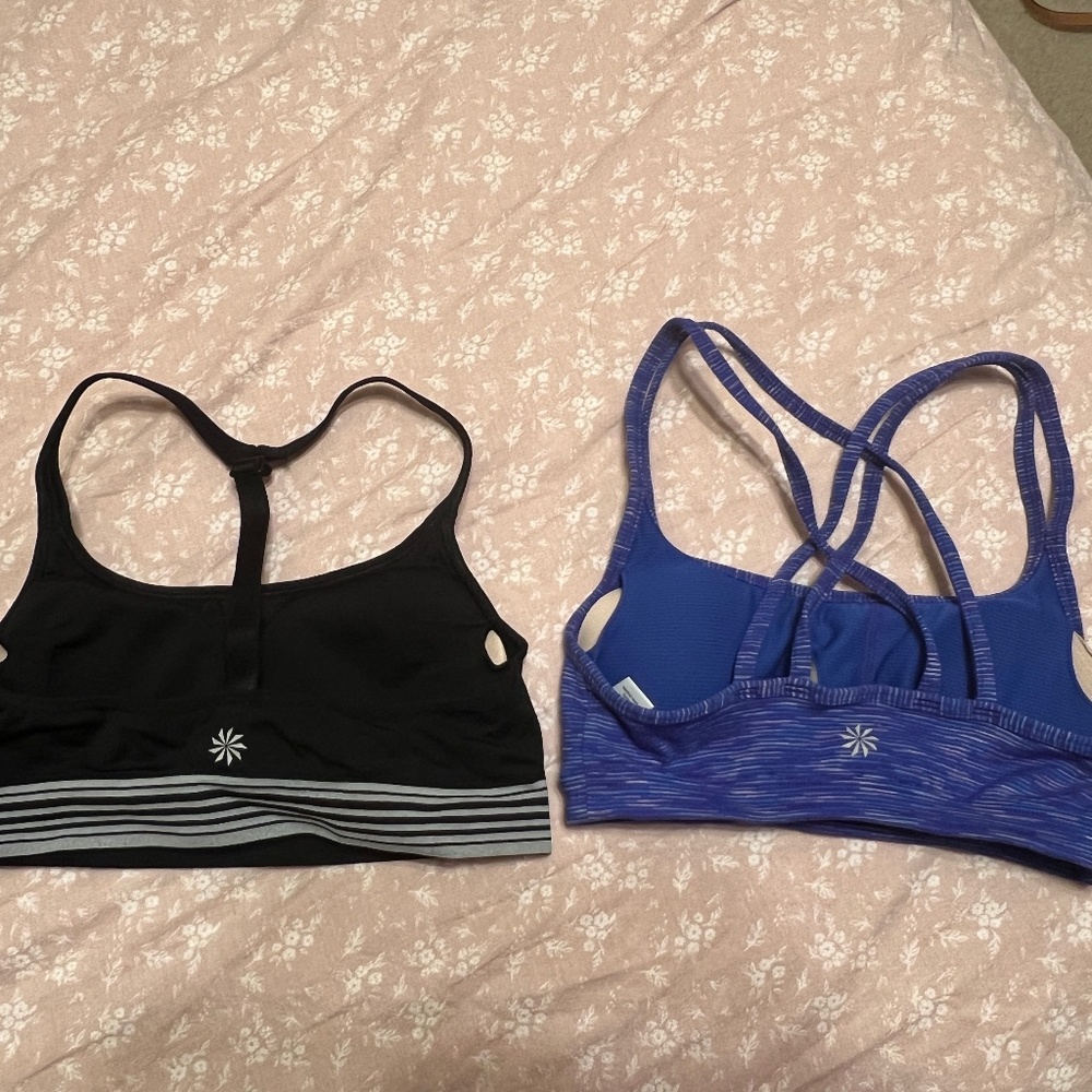TWO Athleta sports bras FOR 35$